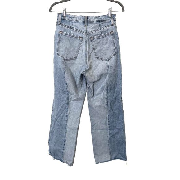 ABERCROMBIE & FITCH Crop Wide Leg Ultra High Rise Denim Sz 26/2R‎ - Picture 3 of 7